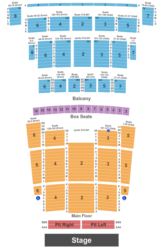 Detroit Opera House Hamilton Seating Chart